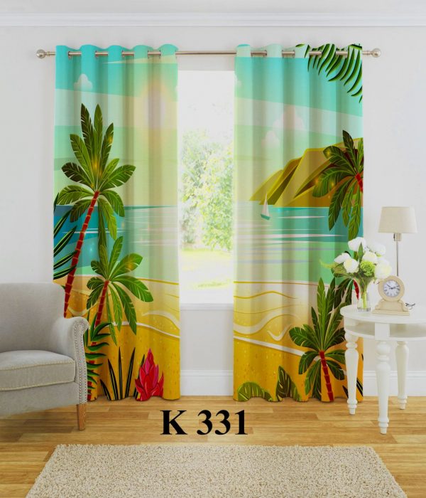 پرده چاپی طرح جزیره K331