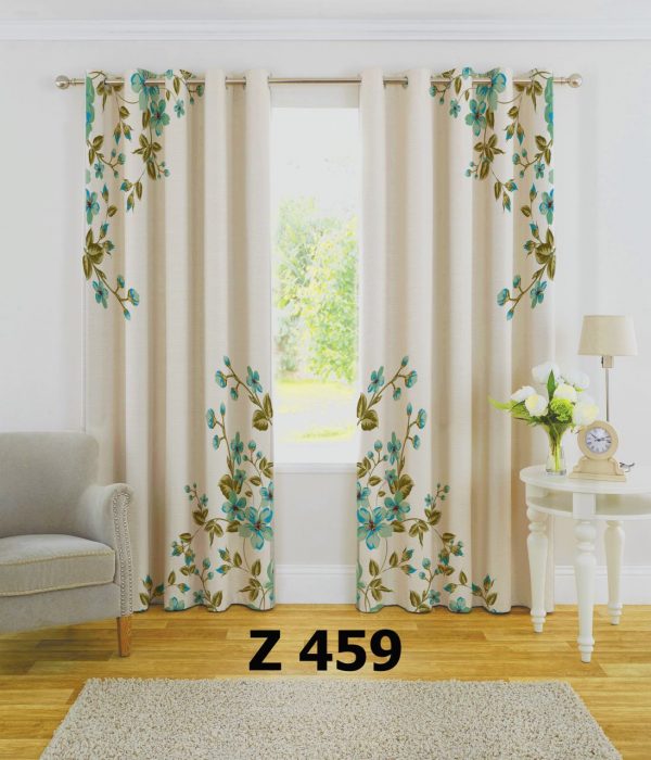 پرده چاپی طرح ساده Z459