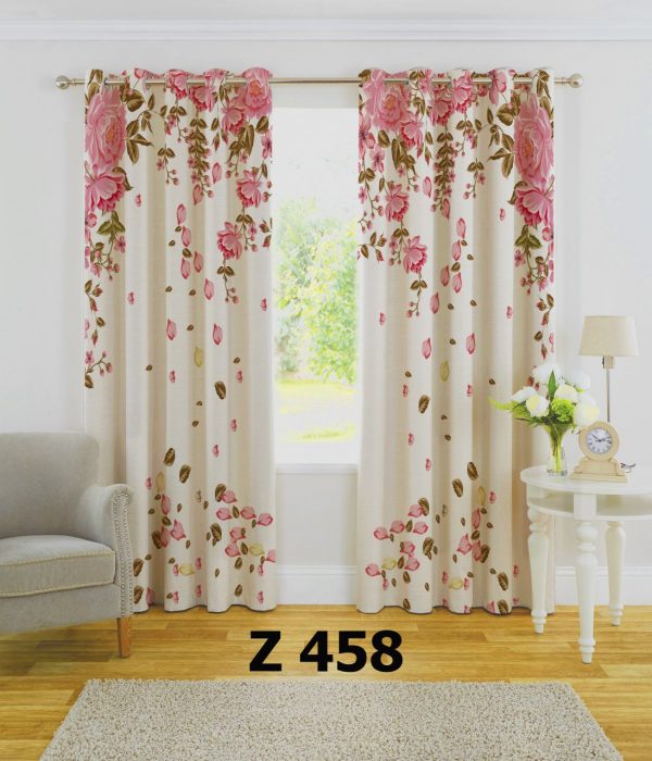 پرده چاپی طرح ساده Z458