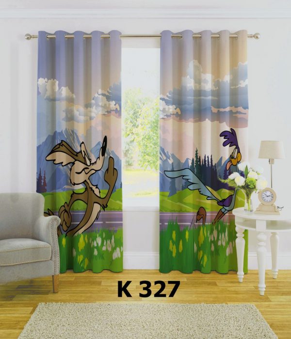 پرده چاپی طرح میگ میگ K327