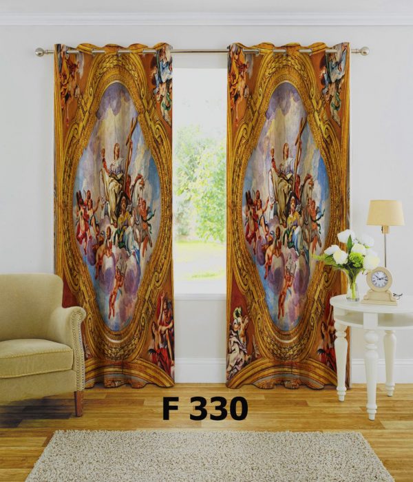 پرده چاپی طرح مسیح F330