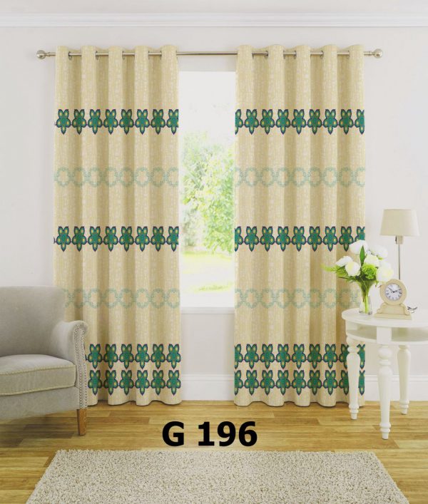 پرده چاپی طرح ساده G196