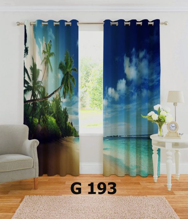 پرده چاپی طرح گل G193