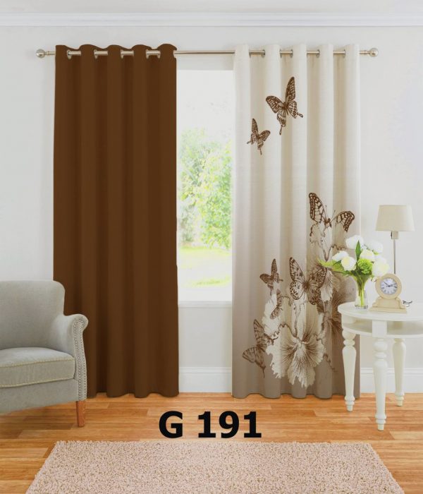 پرده چاپی طرح گل G191