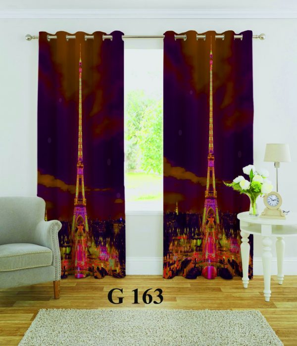 پرده چاپی طرح پاریس G163