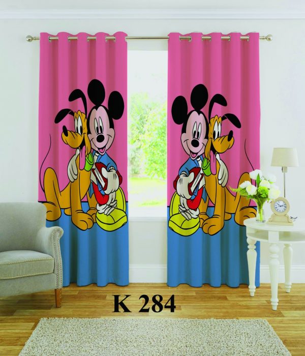 پرده چاپی طرح میکی موس K284