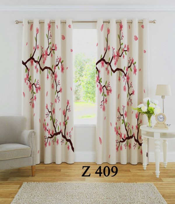پرده چاپی طرح بهار Z409