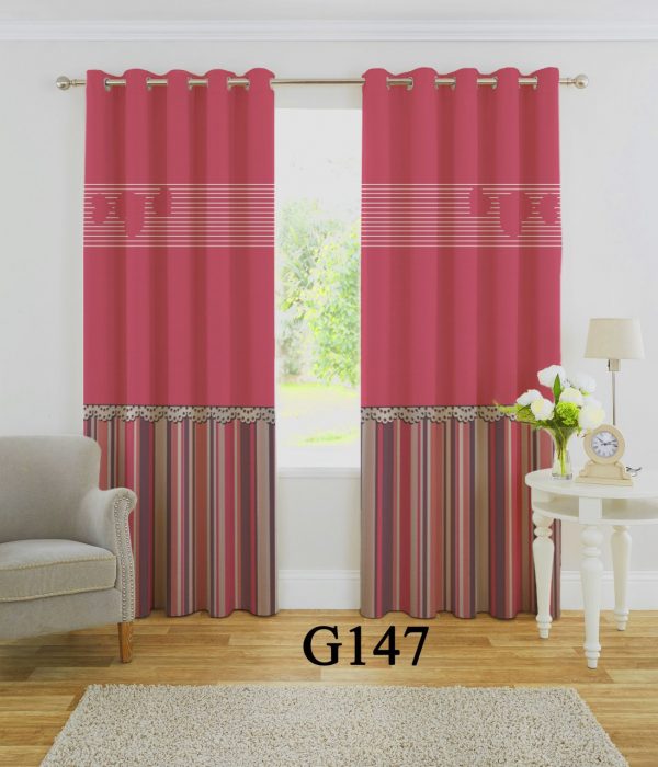 پرده چاپی طرح گل G147