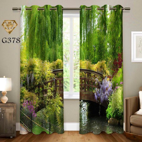 پرده چاپی طرح طبیعت G378