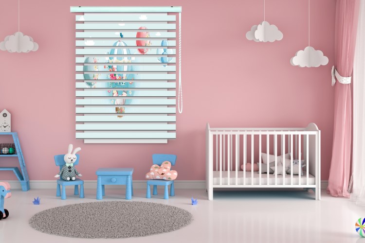 پرده زبرا طرح کودک (جغد) کد ZBK3012