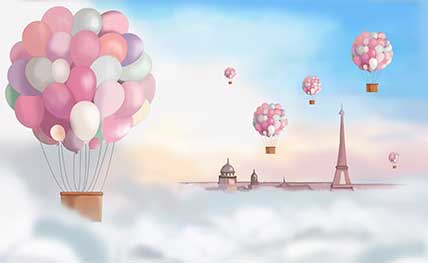 پوستر طرح بالن K3013