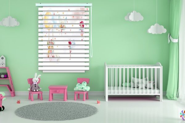 پرده زبرا طرح کودک (قاصدک) کد ZBK3017