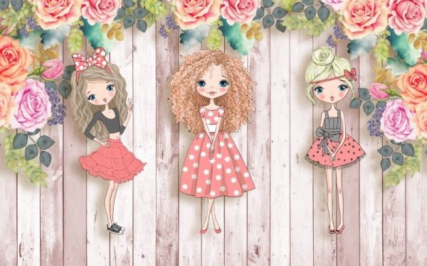 پرده زبرا طرح کودک (دخترا) کد ZBK3024