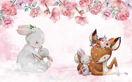 پوستر طرح حیوانات K3025