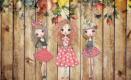 پوستر طرح دختر K3027