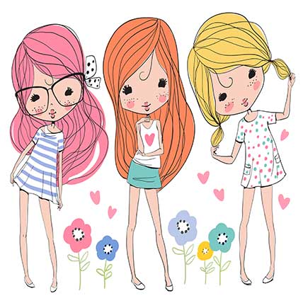 پوستر طرح دختر K3036