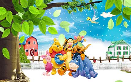 پوستر طرح وینی د پو K3038