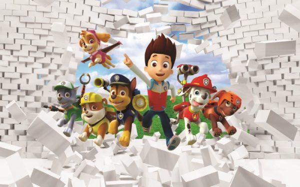 پرده زبرا طرح کودک (سگهای نگهبان) کد ZBK3040