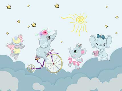 پوستر طرح فیل K3048