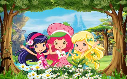 پوستر طرح توت فرنگی کوچولو K3056