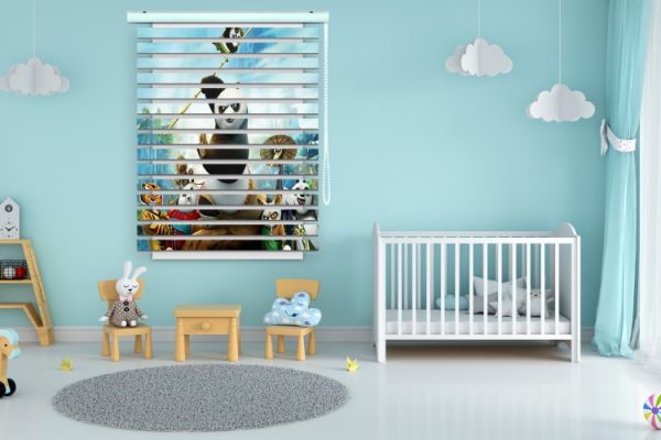 پرده زبرا طرح کودک (فروزن) کد ZBK3065