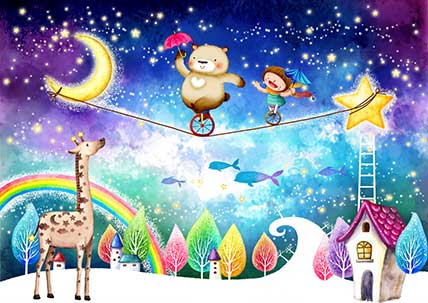 پوستر طرح نقاشی کودکانه K3078