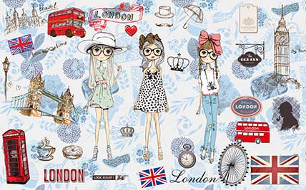 پوستر طرح دختر K3079