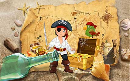 پوستر طرح دزد دریایی K3082