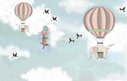 پوستر طرح بالن K3083