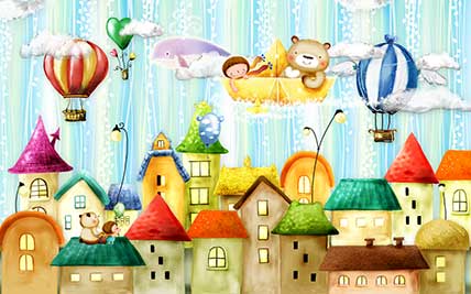 پوستر طرح نقاشی کودکانه K3085