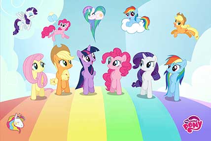 پوستر طرح پونی کوچولو K3095