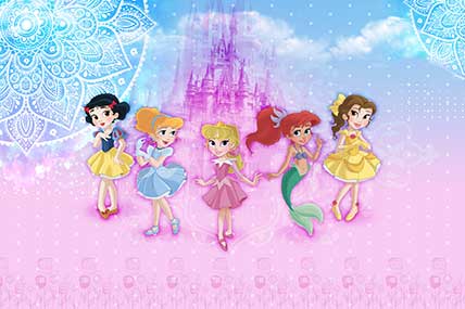 پوستر طرح پرنسس های دیزنی K3098