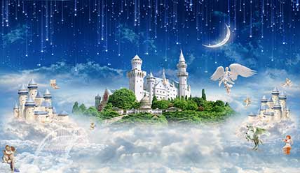 پوستر طرح قصر K3099