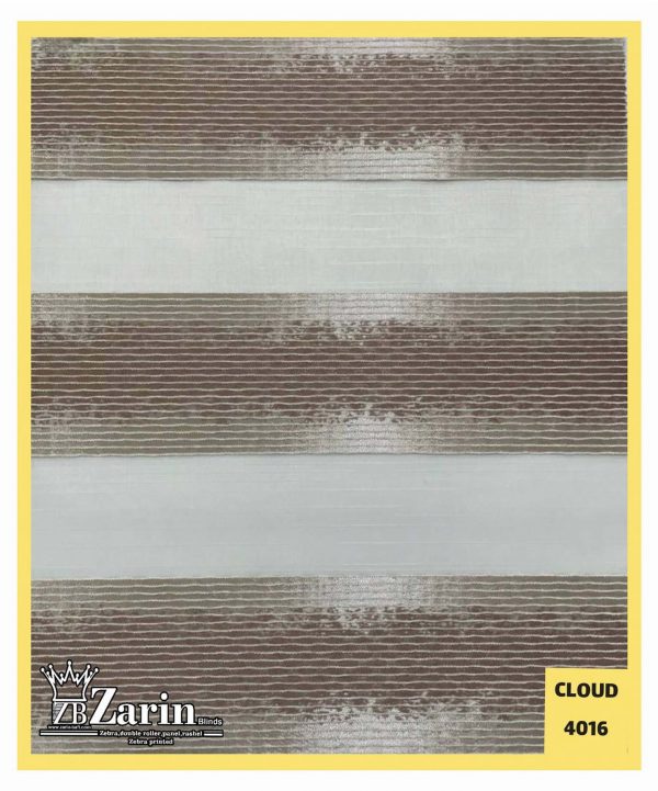 پرده زبرا طرح CLOUD 4016
