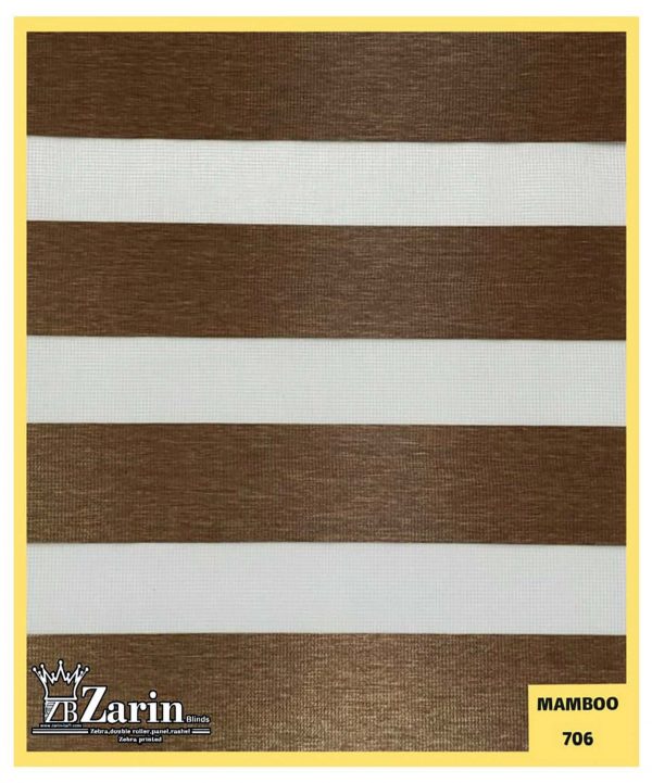 پرده زبرا طرح BAMBOO 706