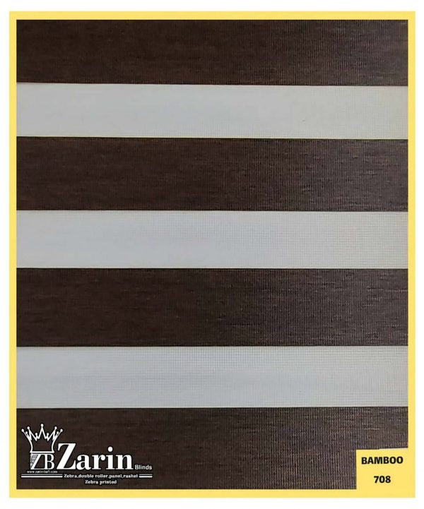 پرده زبرا طرح BAMBOO 708