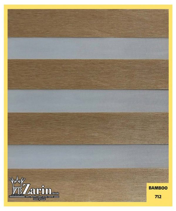 پرده زبرا طرح BAMBOO 712