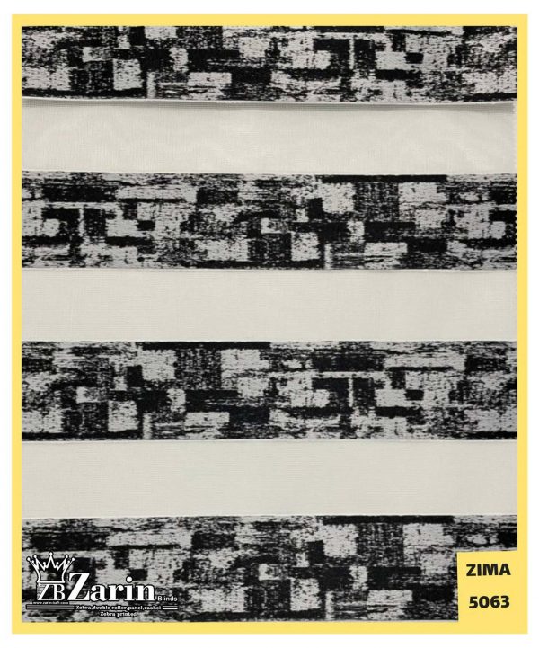 پرده زبرا طرح ZIMA 5063