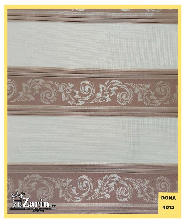 پرده زبرا طرح DONA 4012