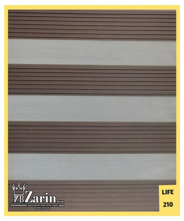 پرده زبرا طرح LIFE 210