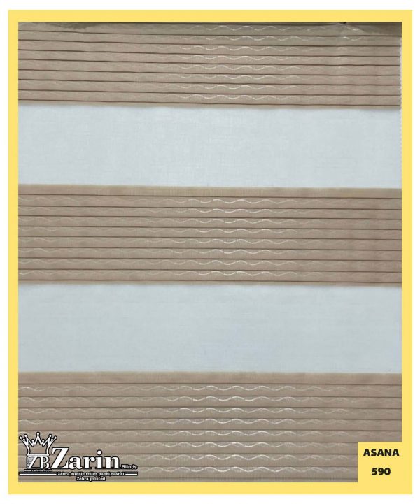 پرده زبرا طرح ASANA 590