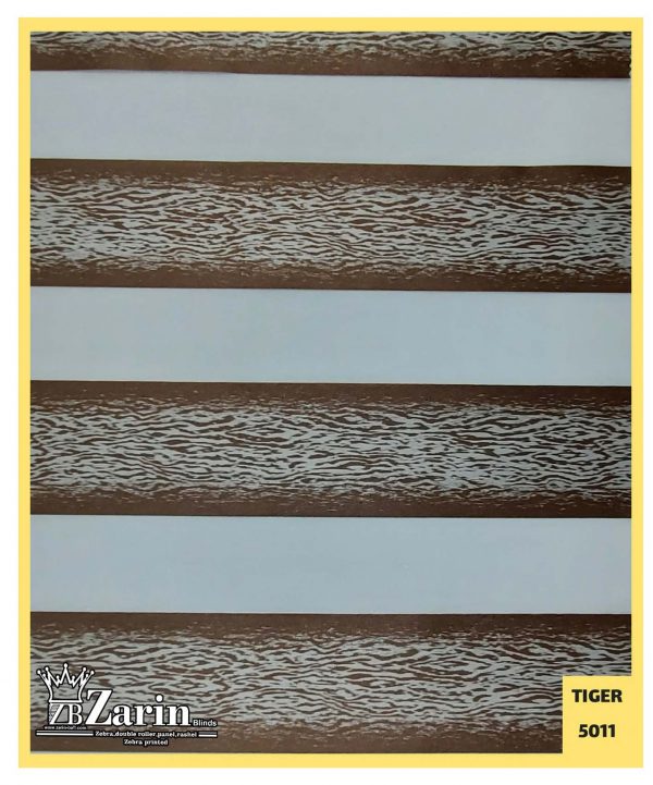 پرده زبرا طرح TIGER 5011