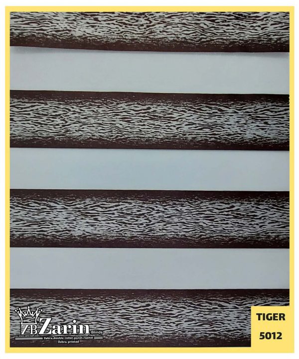 پرده زبرا طرح TIGER 5012