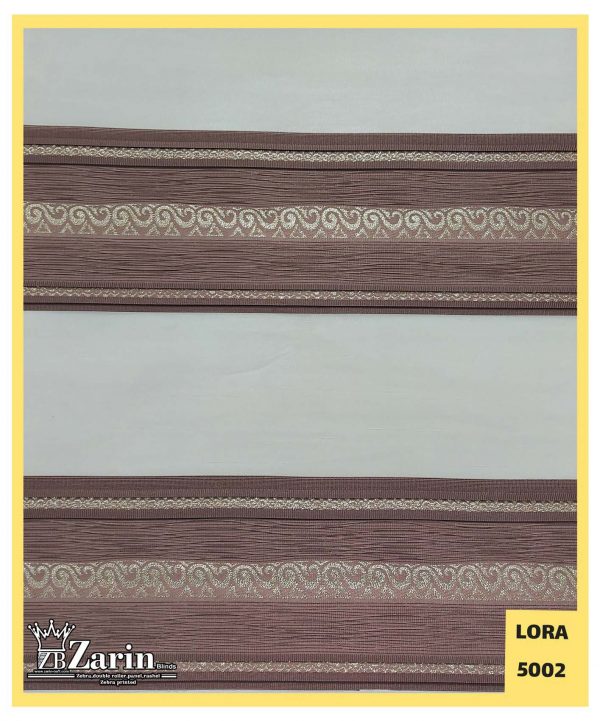 پرده زبرا طرح LORA 5002