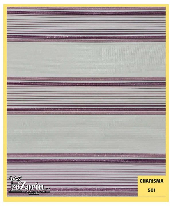 پرده زبرا طرح CHARISMA 501