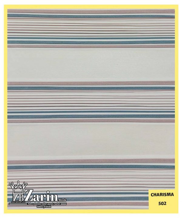 پرده زبرا طرح CHARISMA 502