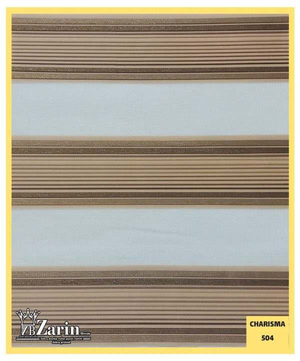 پرده زبرا طرح CHARISMA 504