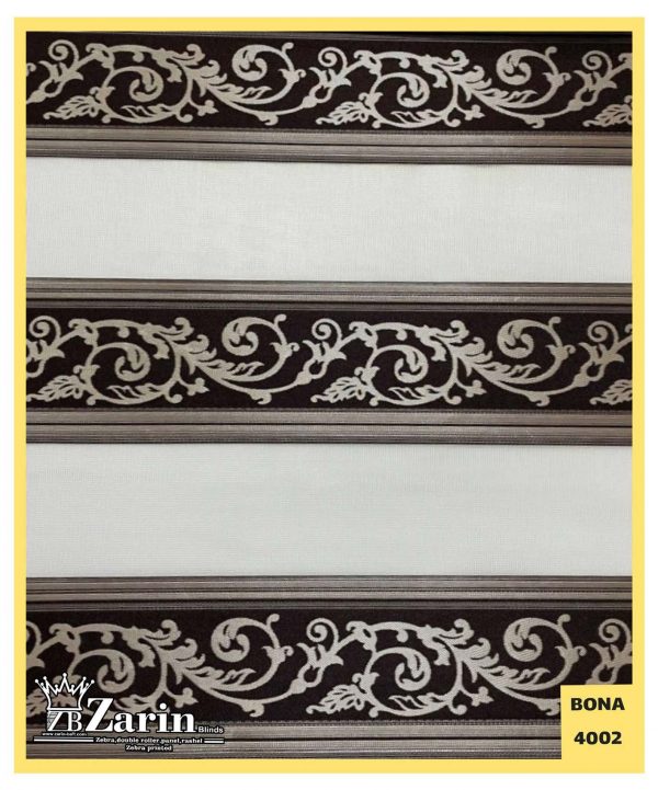 پرده زبرا طرح BONA 4002