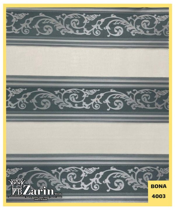 پرده زبرا طرح BONA 4003