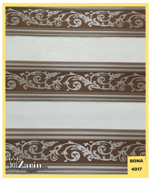 پرده زبرا طرح BONA 4017